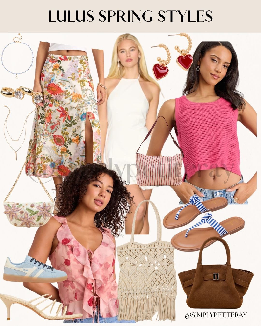 Lulus Spring Styles 🌸

I am absolutely loving these fresh spring arrivals from Lulus! This floral midi skirt with the side slit is such a standout piece, and it pairs perfectly with the vibrant pink knit top. 💖

For accessories, I chose a mix of textures—from the beaded floral clutch to those adorable red heart hoop earrings. Whether you want a casual sneaker look or a strappy heel, these pieces are so versatile. ✨

The crochet tote and striped sandals really bring that vacation energy to any outfit. 👒

#Lulus #SpringStyle #FloralVibes #OOTD #SpringFashion #LulusAmbassador

#LTKspring #LTKootd #LTKhaul