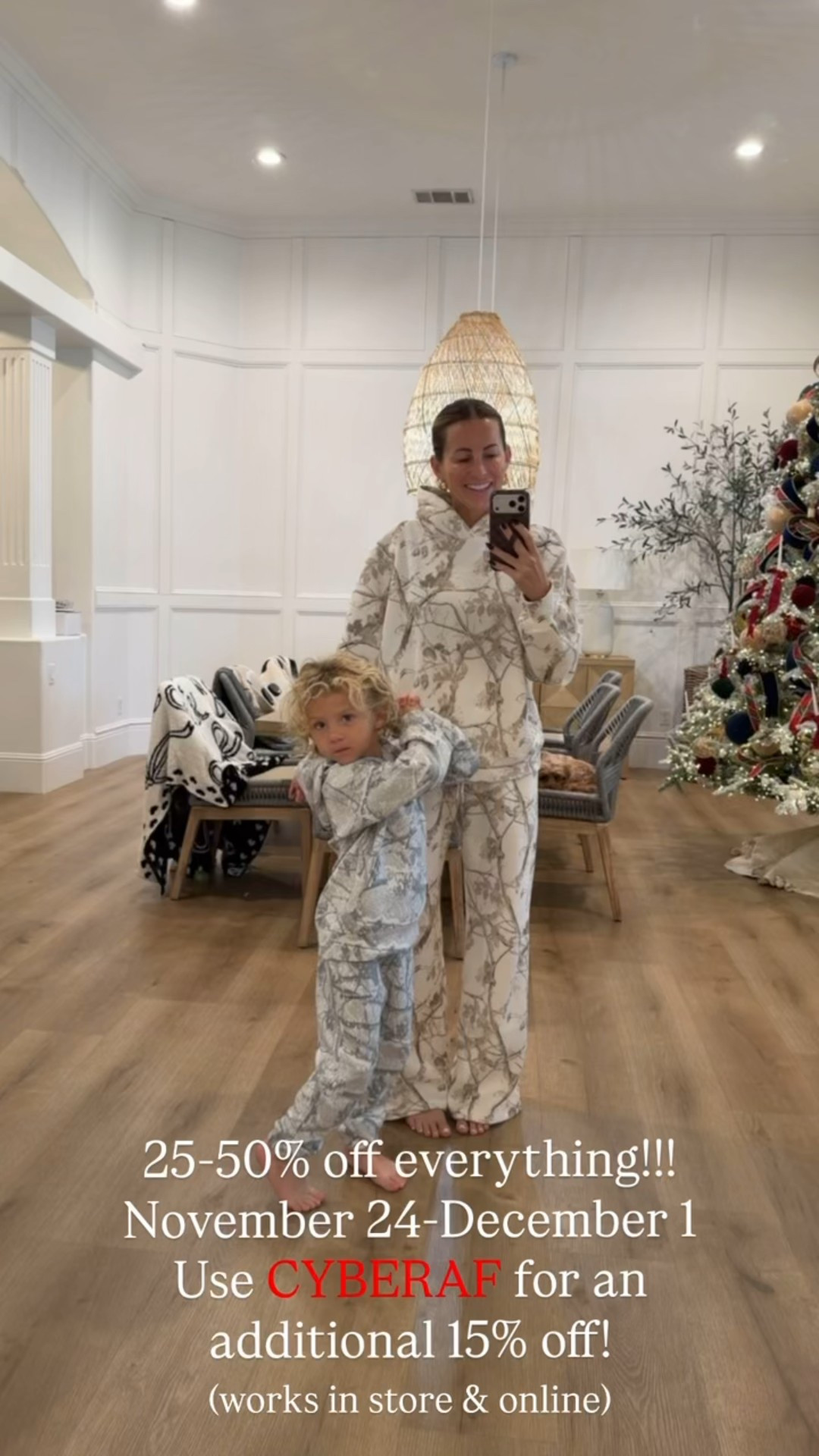 #abercrombiepartner @abercrombie We have an Abercrombie code!! CYBERAF for an additional 15% off! 

*Offer valid in stores and online from 11/24/2025-12/1/2025 in US/CA. Excludes clearance and gift cards. Online price reflects discount.
*Use code CYBERAF to get an additional 15% off everything in stores and online at checkout from 11/24/2025-12/1/2025
in US/CA. Excludes clearance and gift cards. See details online.