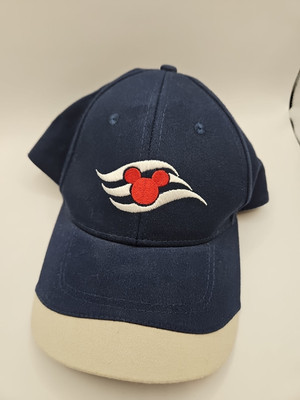 Disney Cruise Lines Mickey Mouse Navy Adjustable Baseball Cap Hat Size Adult | eBay US