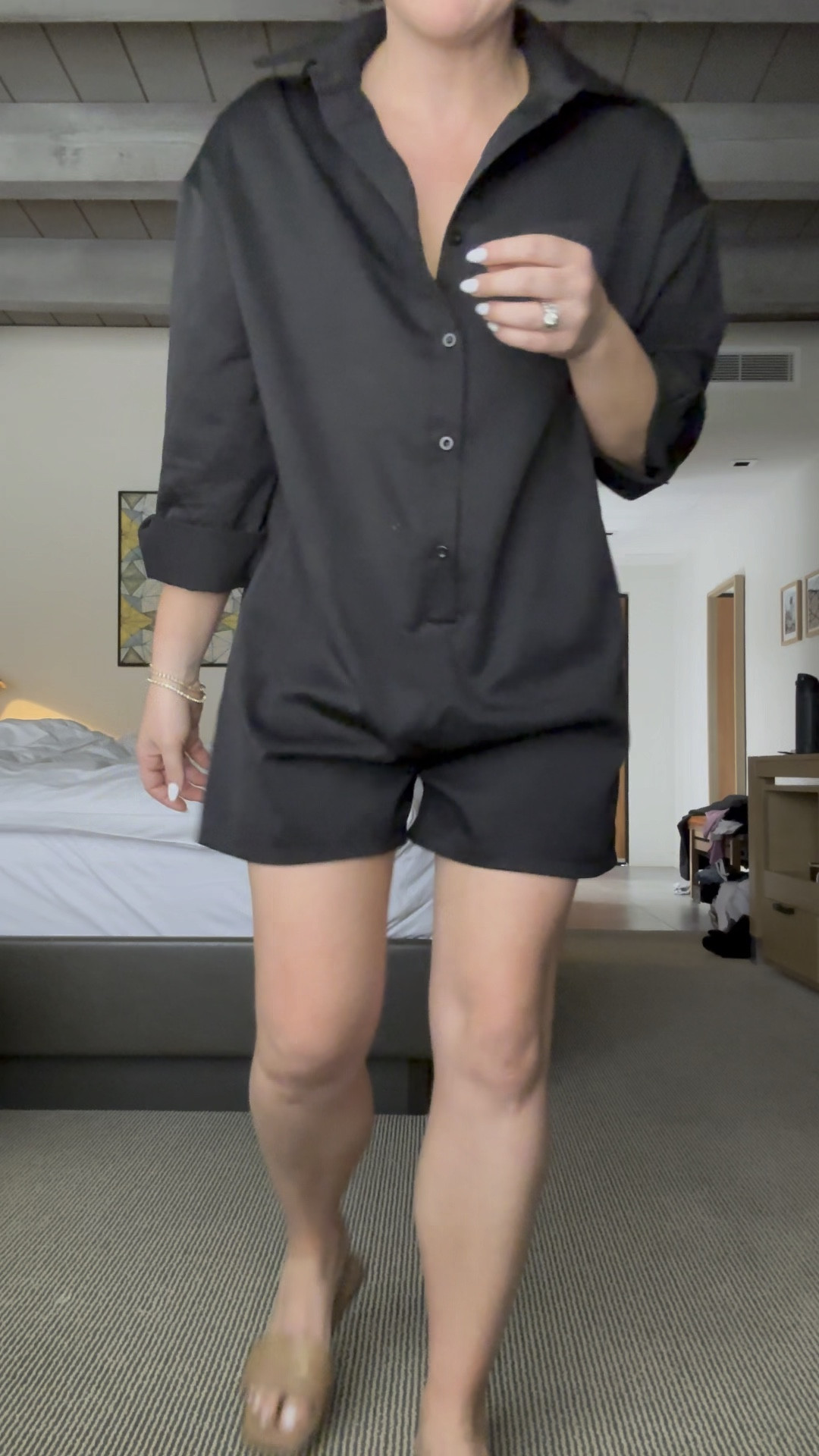 went with a mechanic chic vibe with this outfit - so comfy, machine washes well, no wrinkles after being jammed in my suitcase, functional buttons, comes in 5 colors. only minus is no pockets but I'll live 🙃 i’m in the small.

#LTKSeasonal #LTKFindsUnder50 #LTKStyleTip