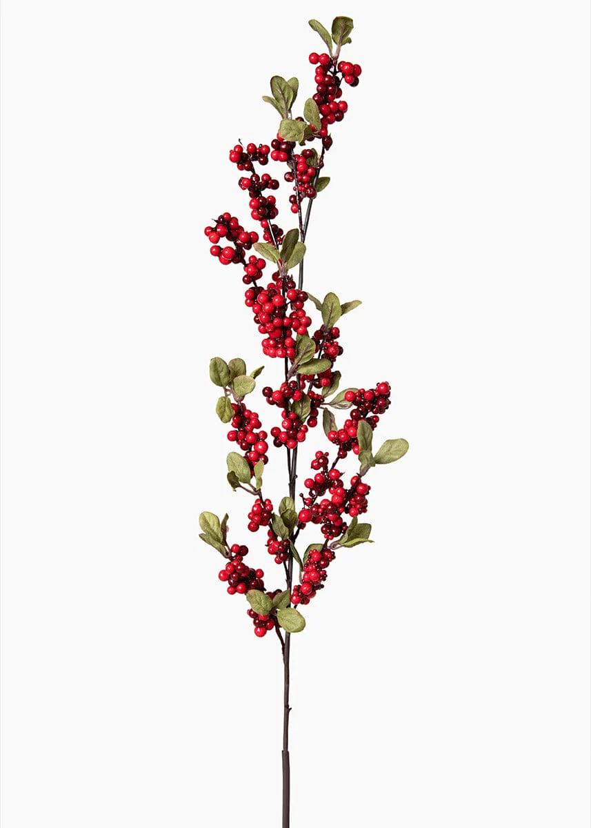 Burgundy Artificial Waterproof Berry Branch - 36 | Afloral