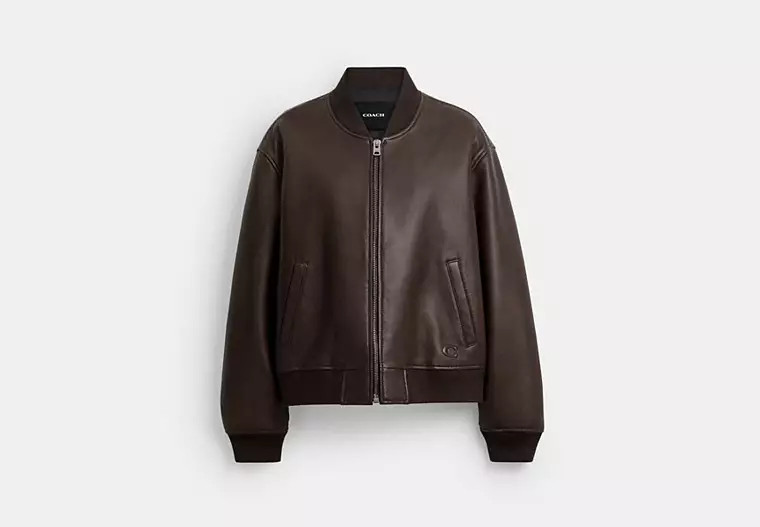 Leather Bomber | Coach Outlet US