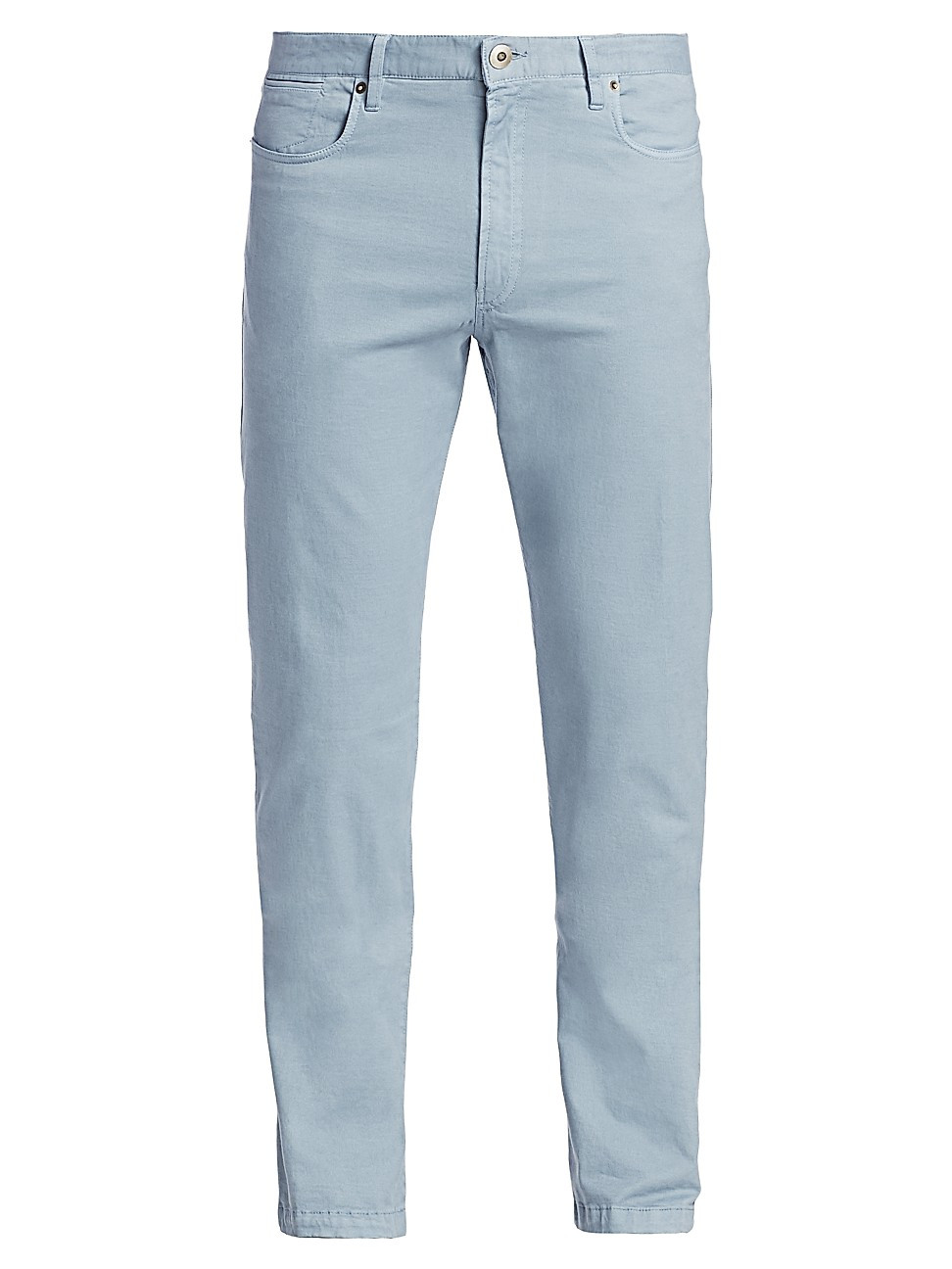 Saks Fifth Avenue Men's COLLECTION Stretch Cotton Pants - Light Blue - Size 38 | Saks Fifth Avenue