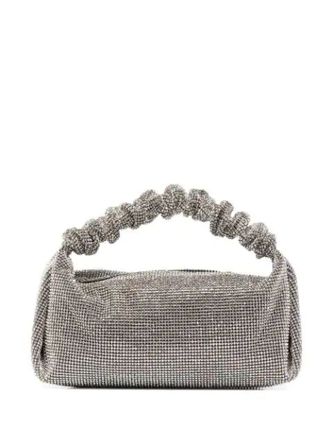 Alexander Wang Scrunchie crystal-embellished Bag - Farfetch | Farfetch Global