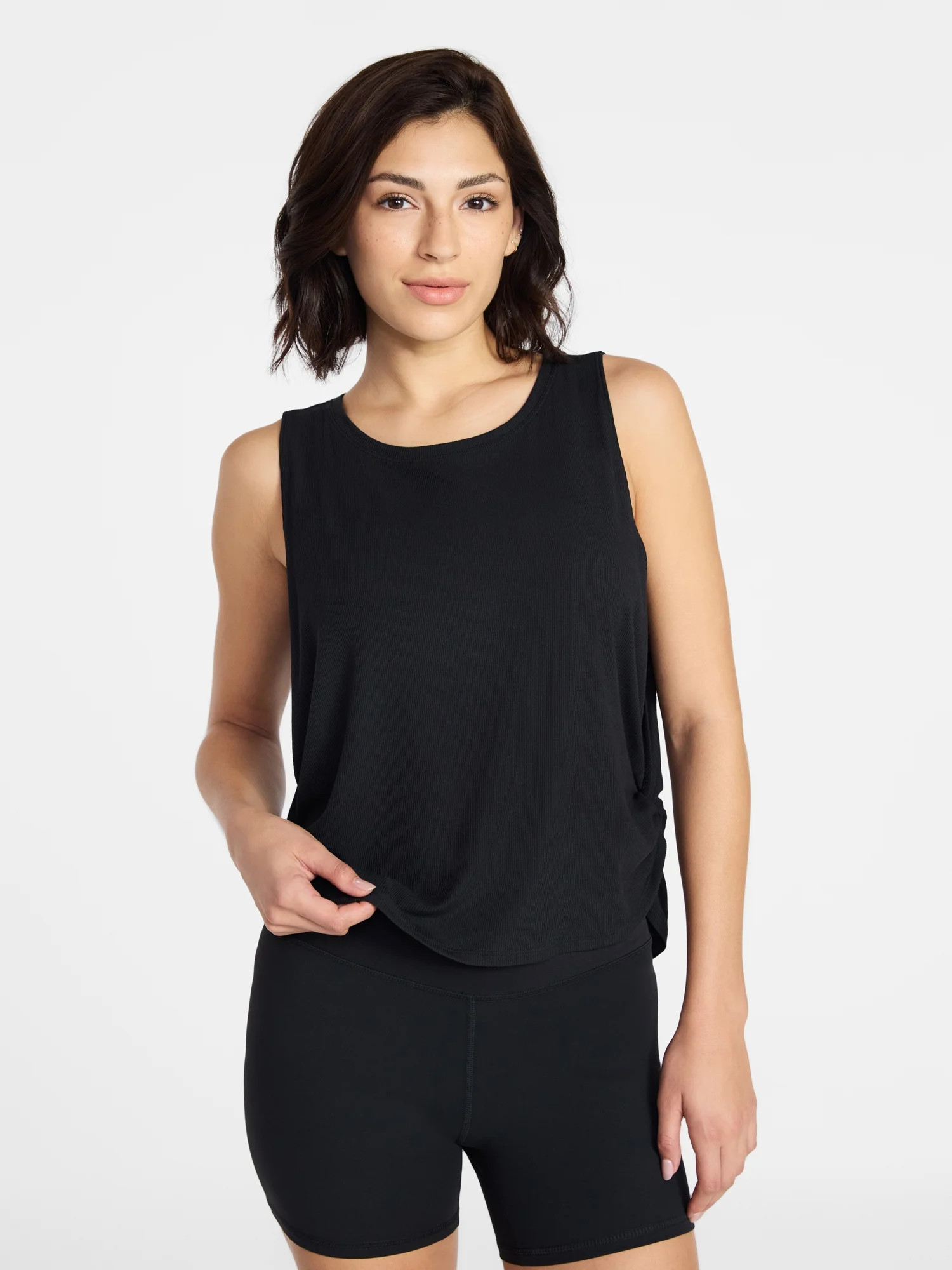 Avia Women's Side Knot Color Tank Top, Sizes XS-XXXL | Walmart (US)