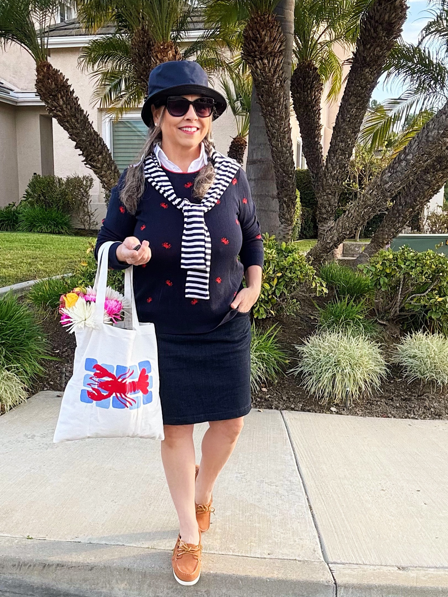 Countdown to spring in Sperrys and stripes. #preppy #sperry #stripes #coastal #casual #weekend #fishermanaesthetic #fishermancore #layering #springstyle #loafers 

#LTKStyleTip #LTKOver40 #LTKShoeCrush