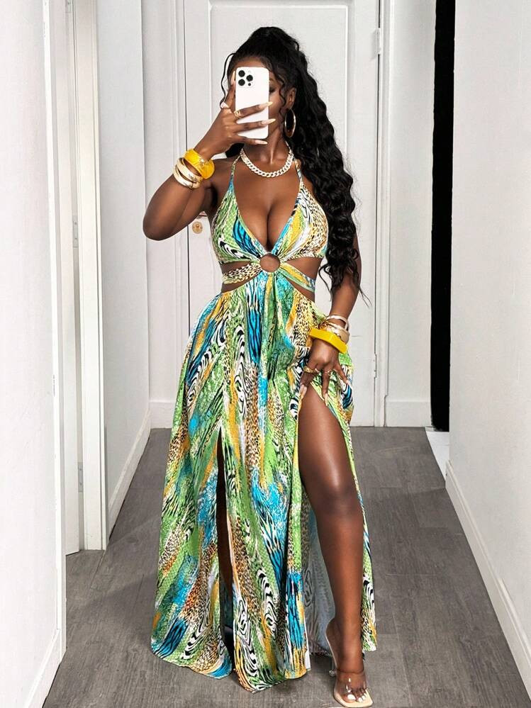 Resort Dress Colorful Print | SHEIN