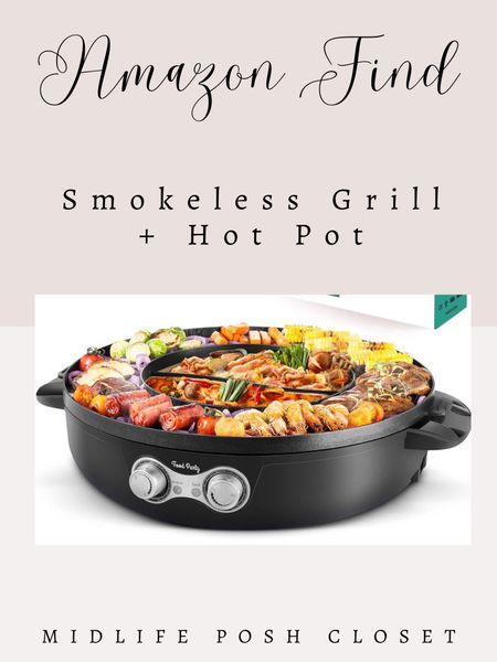 AMAZON Smokeless Grill + Hot Pot: wouldn’t this be fun for New Year’s Eve?!?! 🍾💕🥂

#LTKSeasonal #LTKover40 #LTKhome
