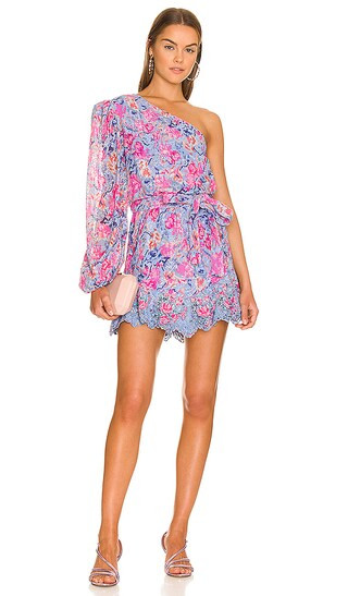 Short Dress in Stone Blue | Revolve Clothing (Global)