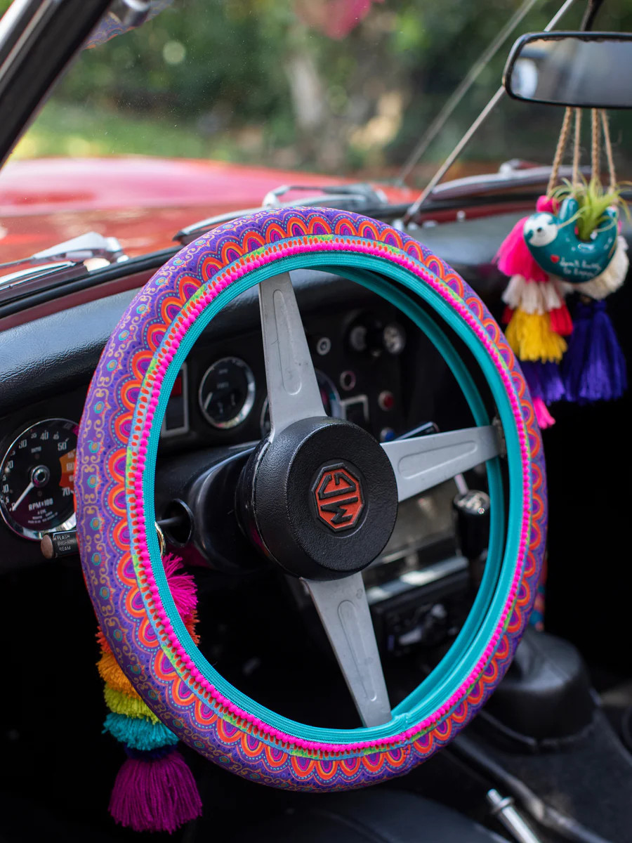 Steering Wheel Cover - Violet | Natural Life