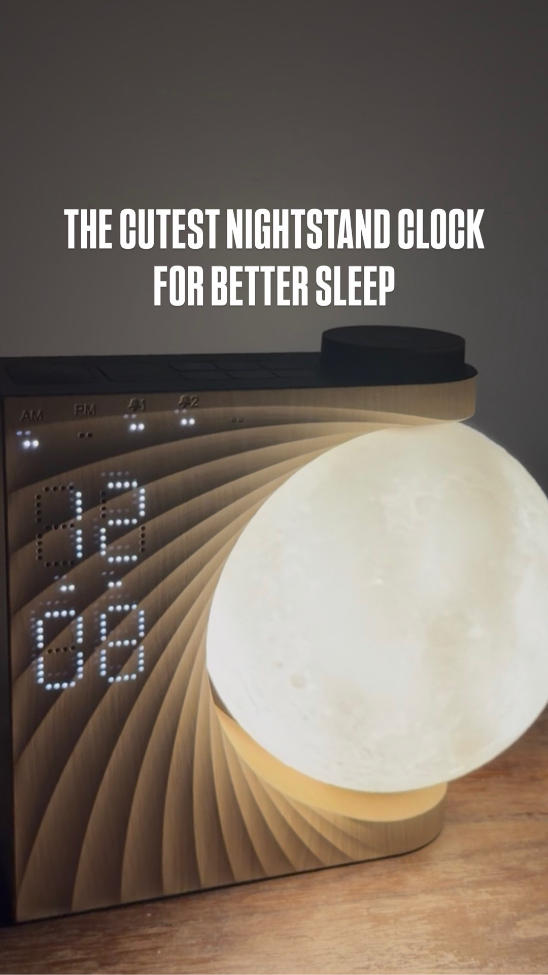 Aesthetic design, color-shifting light, relaxing nature sounds, and the calmest wake up glow. This moon light clock instantly upgraded my nighttime routine and gives the coziest vibe for winding down. I’m obsessed.

#alarmclock #gift #morning #sunrisealarmclock #giftsforher #christmas

#LTKGiftGuide #LTKmorningroutine #LTKSaleAlert