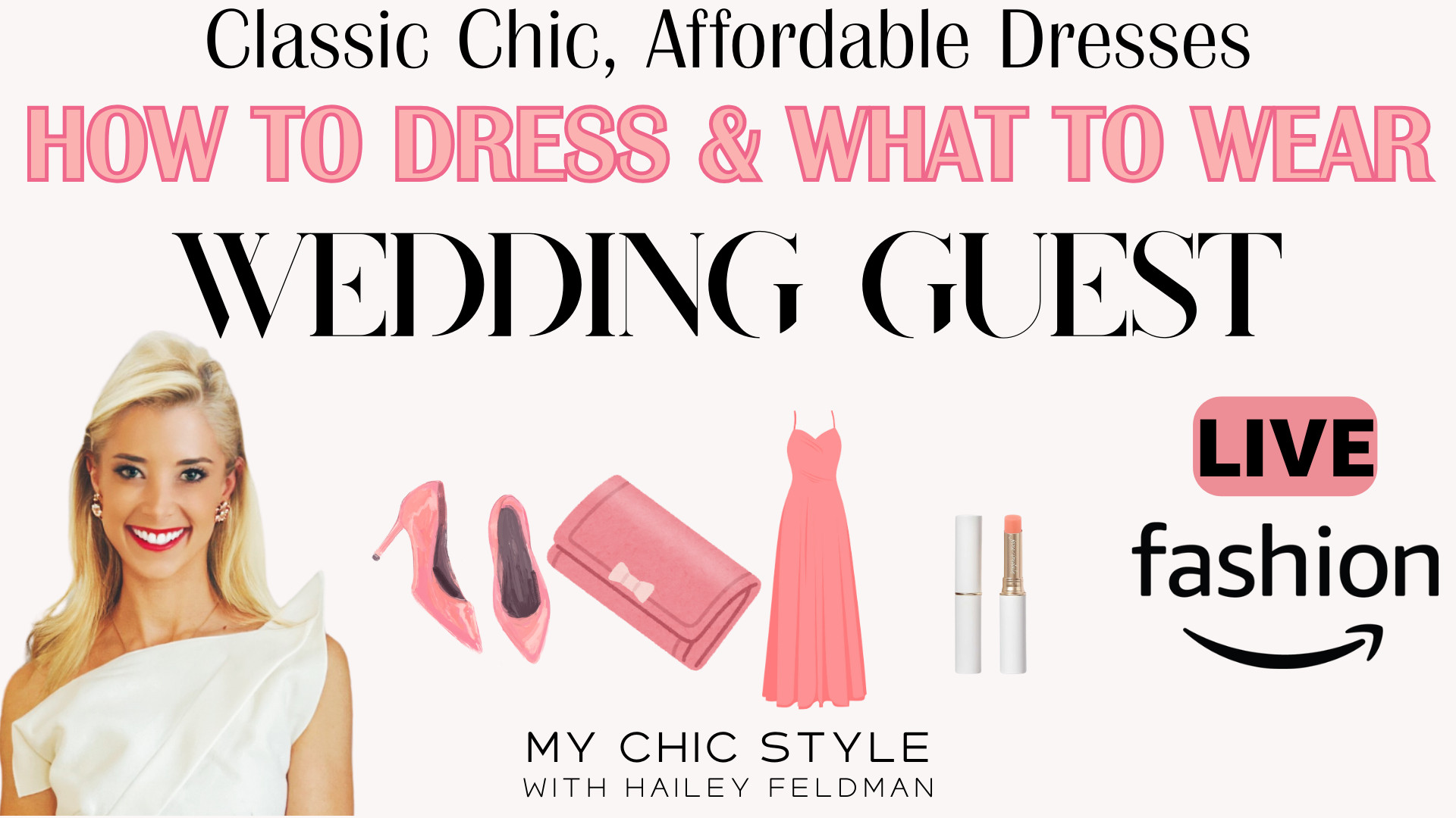 📅 LIVE: Tuesday, May 20th at 4 PM EST — YouTube Live @MyChicStyle
"Affordable Chic Wedding Guest Outfits From Amazon! | How To Dress For A Wedding: Shop LIVE Under $50," is for shoppers struggling to find chic wedding guest outfits that are stylish AND budget-friendly. Finding the perfect dress under $50 can feel impossible, until now! In this LIVE shopping haul, I’m sharing elegant wedding guest dresses, accessories, and styling tips for every type of ceremony — from beach weddings to formal black-tie events. I’m showing you exactly how to style outfits for a wedding without breaking the bank. 

 

#LTKSeasonal #LTKFindsUnder50 #LTKStyleTip