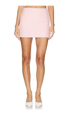 MAJORELLE Danna Mini Skirt in Baby Pink from Revolve.com | Revolve Clothing (Global)