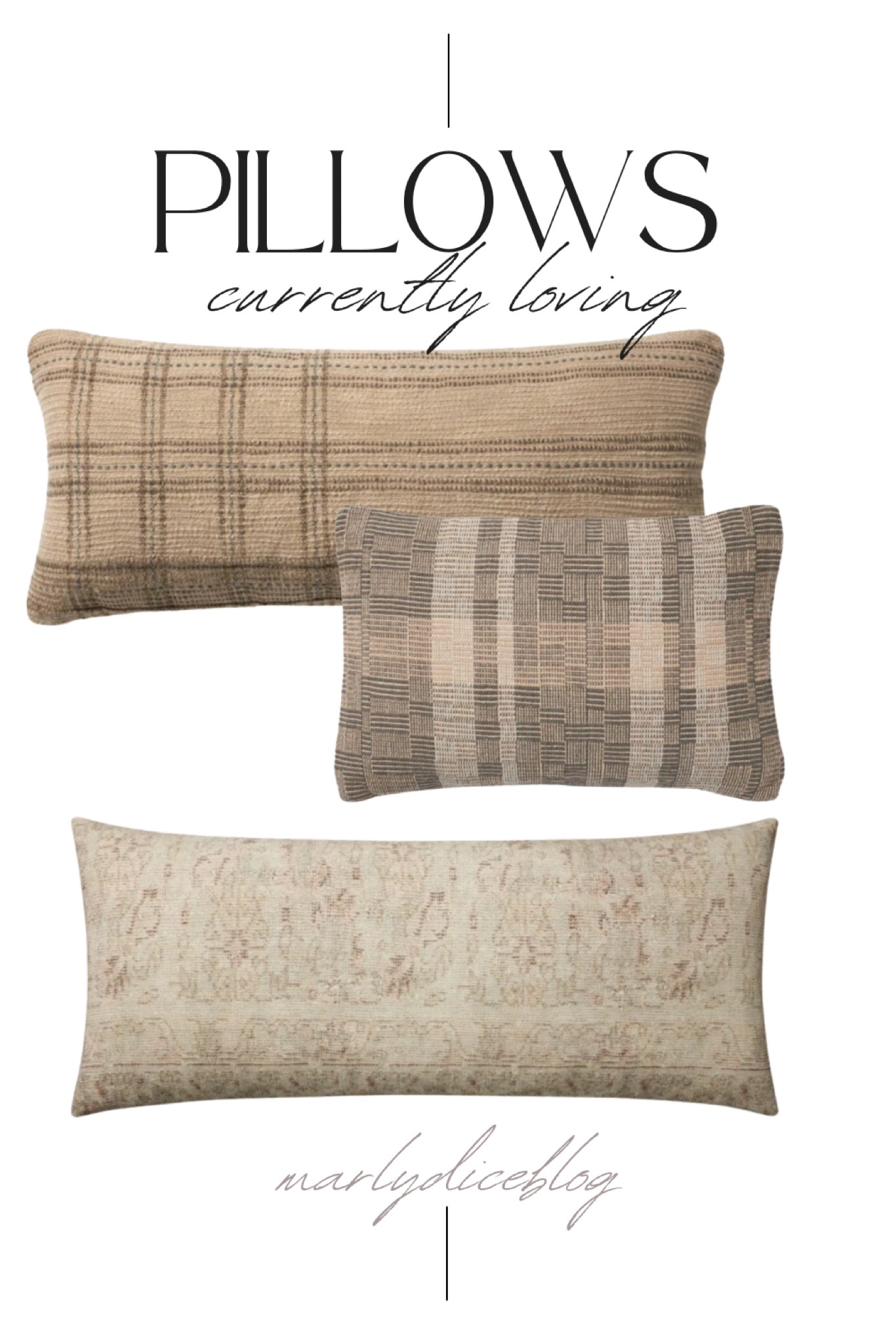 Accent pillows, neutral throw pillows

#LTKHome