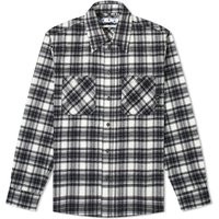 Off-White OW Allover Check Flannel Arrow Shirt | End Clothing (US & RoW)