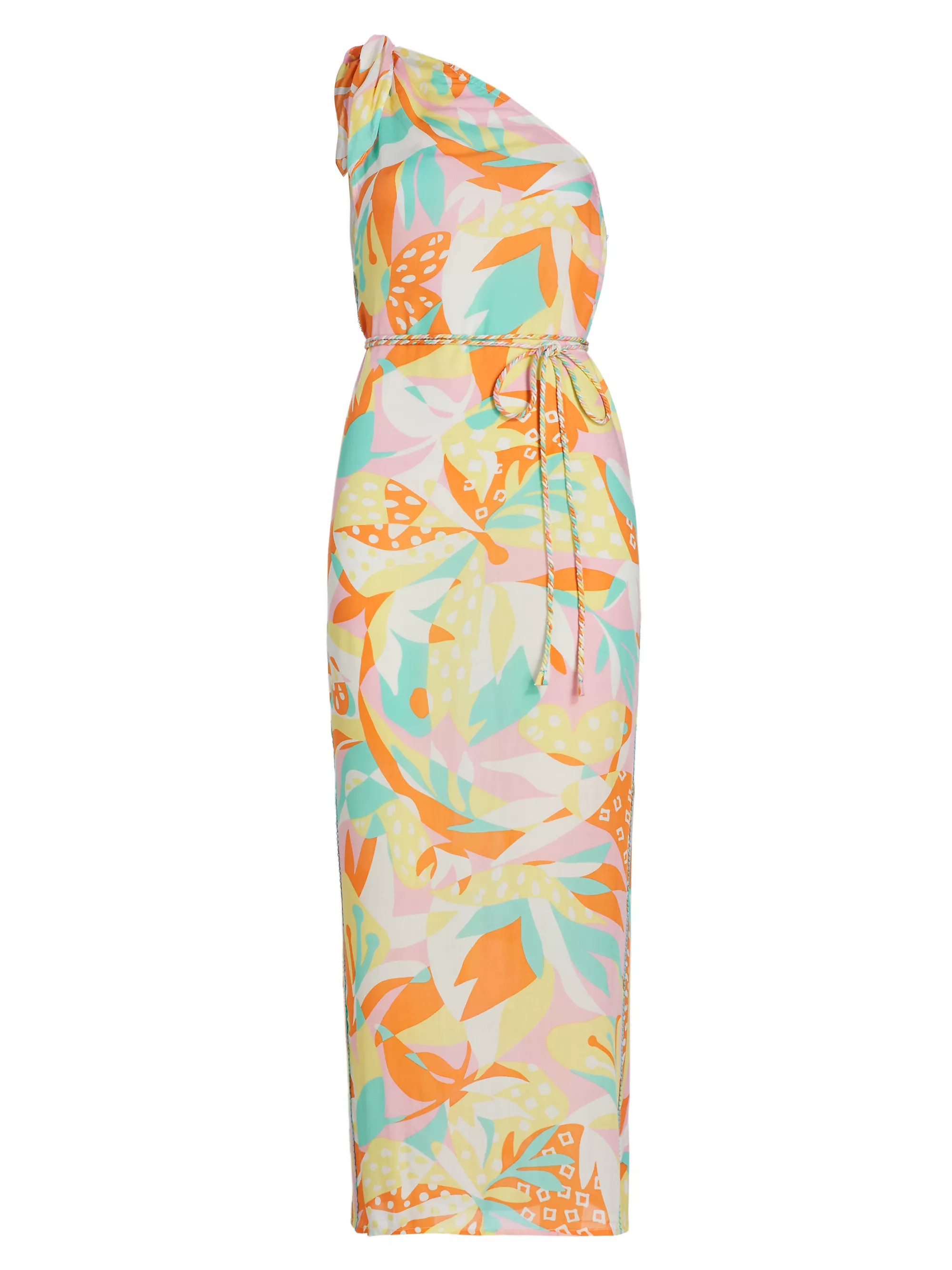 Isabelle Floral One-Shoulder Maxi Dress | Saks Fifth Avenue