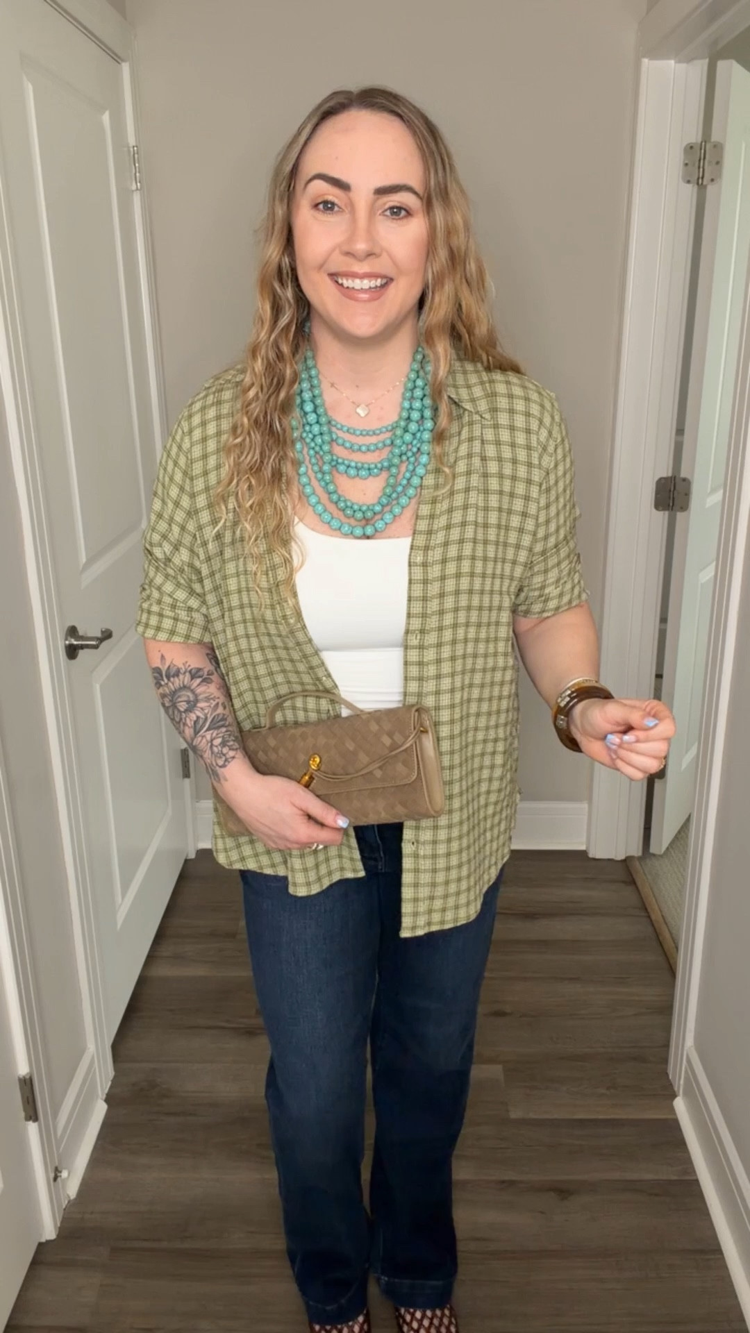 This is one of those easy outfits that just works 🤍
Lightweight button down, a good basic tank, and denim you can wear on repeat. Perfect for running errands, grabbing lunch, or those in-between weather days when you don’t know what to wear. Simple, effortless, and still put together ✨ this exact button down is not yet online but I will keep an eye out.
@Target 
#everydaystyle #casual #springoutfit #target #outfitinspiration

#LTKTall #LTKootd #LTKSeasonal