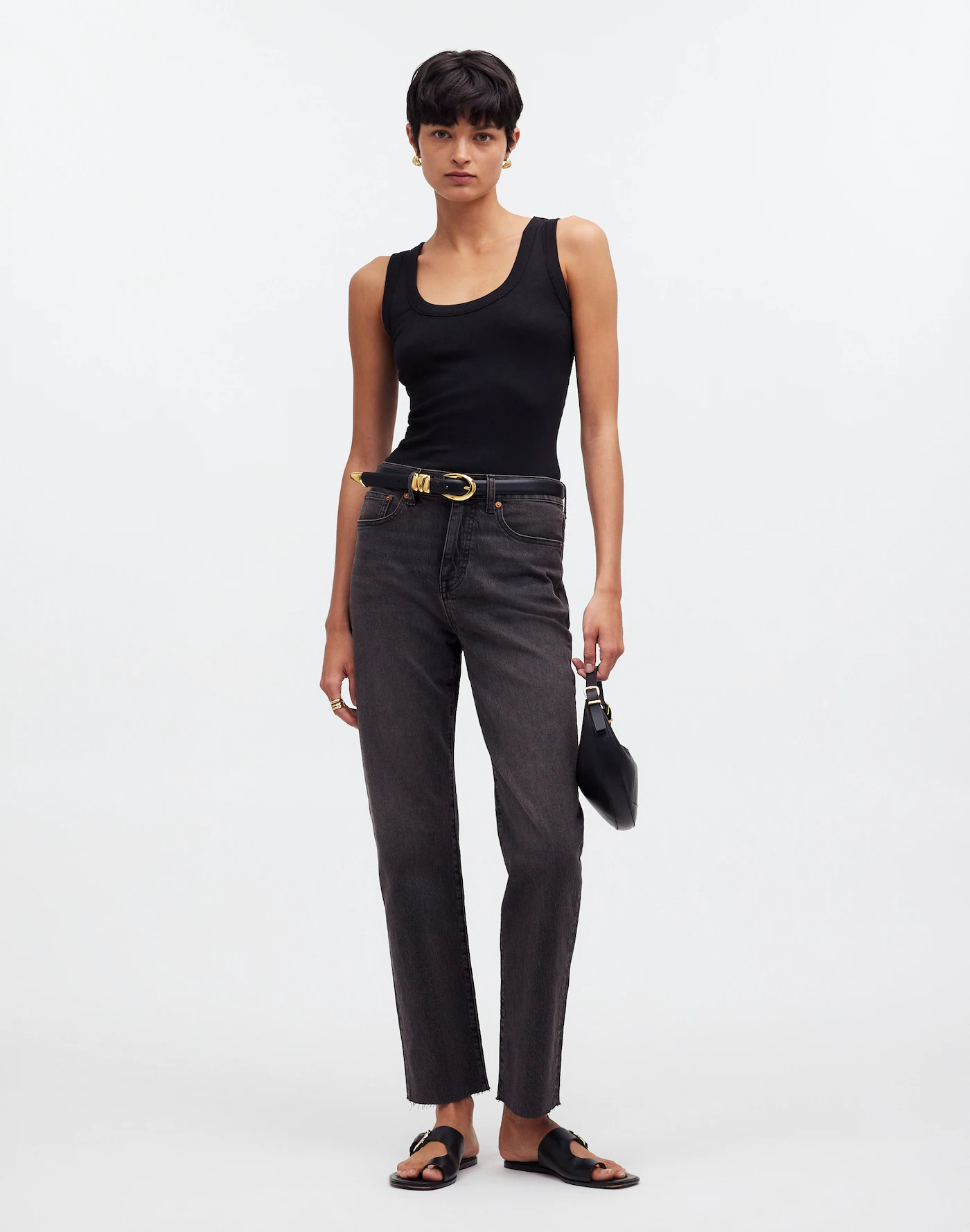 The '90s Straight Crop Jean | Madewell | Madewell