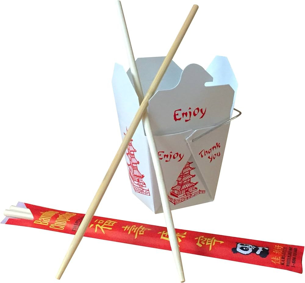 COMBO - Pack of 25 Chinese Take Out Boxes PAGODA 8 oz / Pint Size Party Favor and Food Pail With ... | Amazon (US)