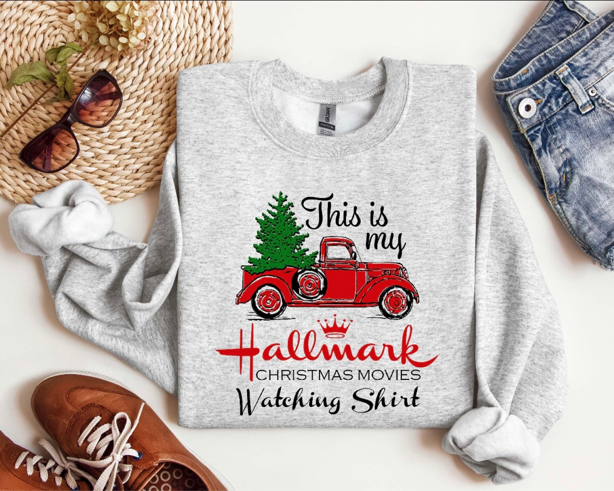 If you like Hallmark movies, this is a sweatshirt you will want! I’m usually an XS and most of the time go with a size S for sweatshirts

#LTKHoliday #LTKfindsunder50 #LTKSeasonal