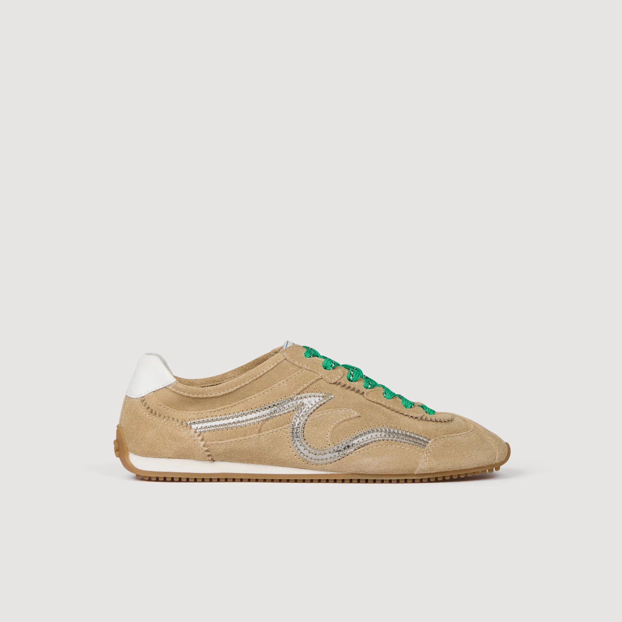 Light Wave Suede sneakers | Sandro-Paris US