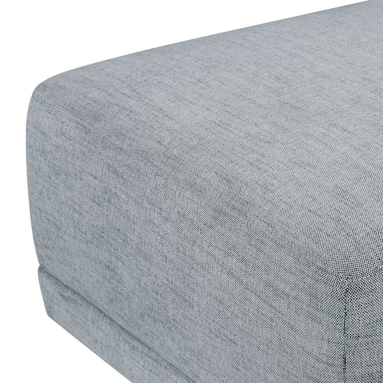 Beautiful Drew Modular Sectional Sofa with Ottoman by Drew Barrymore, Gray Fabric | Walmart (US)