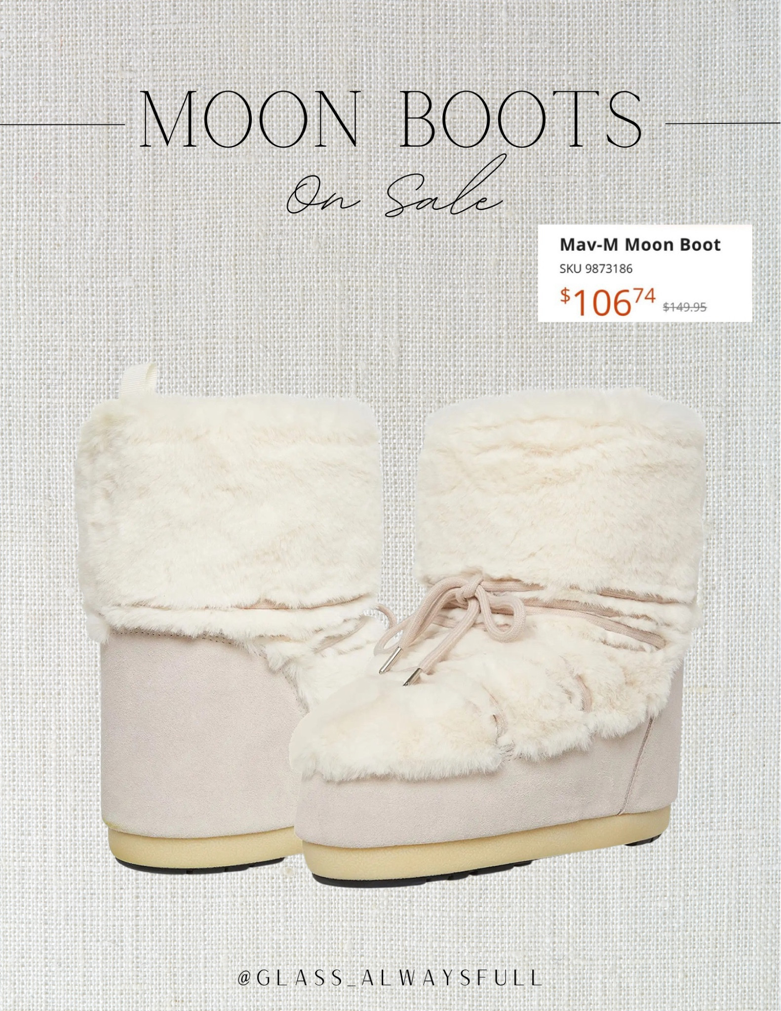 Moon boots on sale! Steve Madden moon boots on sale, snow boots, winter boots, ski trip. Callie Glass @glass_alwaysfull 


#LTKsalealert #LTKshoecrush #LTKSeasonal