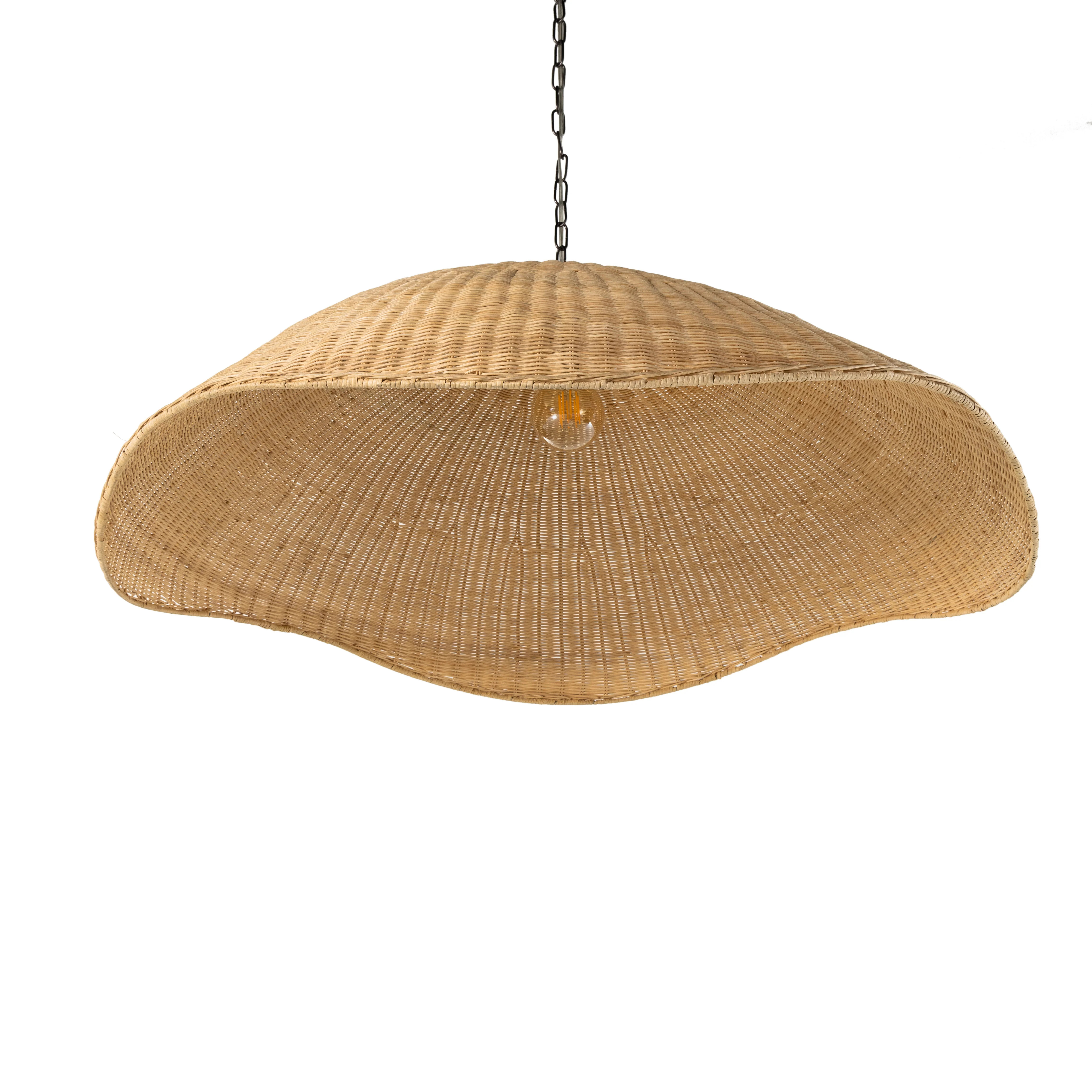 Hazel Rattan Pendant | Magnolia