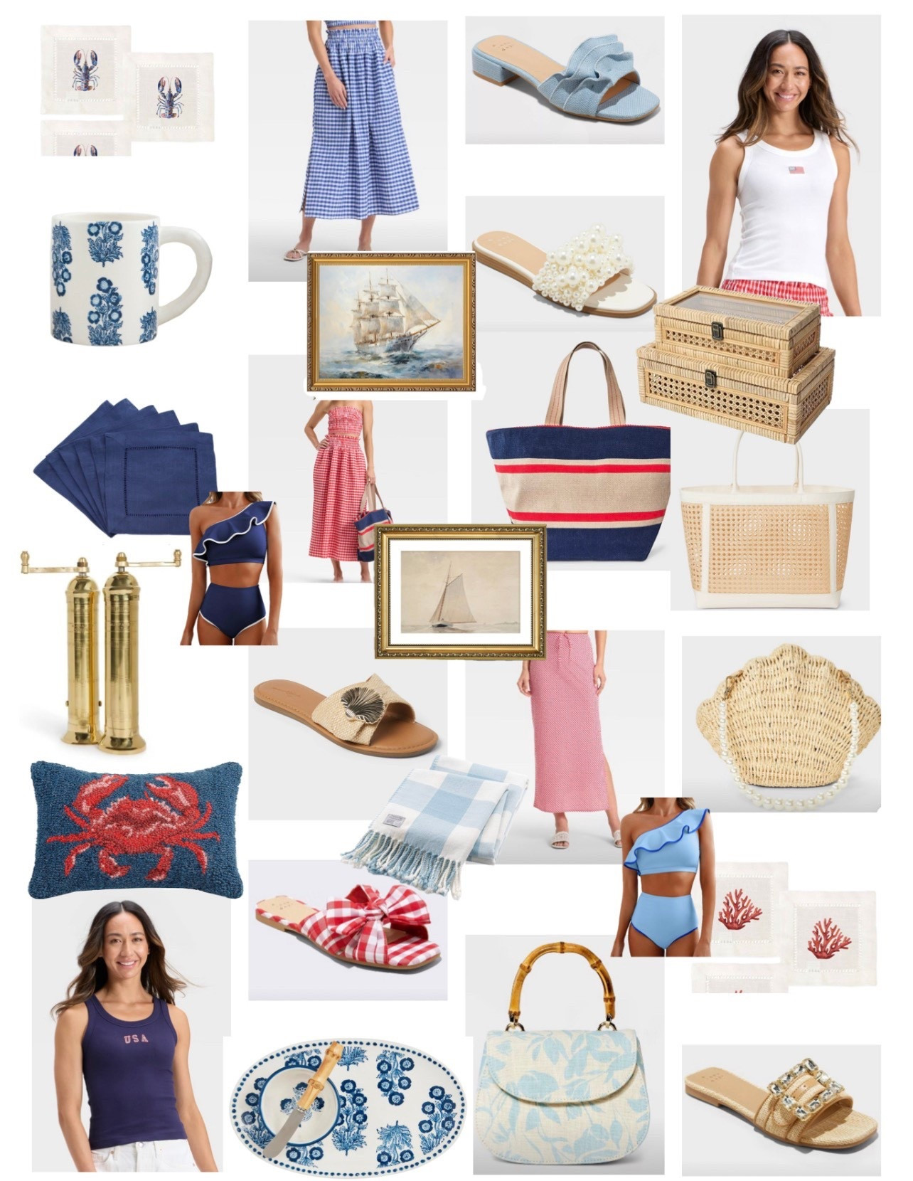 Newly acquired finds with a coastal flare! 

#LTKSeasonal #LTKHome #LTKSpringSale