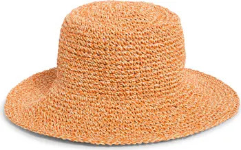 Lantern Packable Straw Bucket Hat | Nordstrom