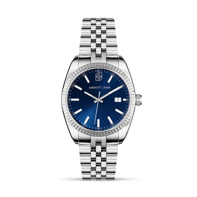 Belgravia Blue 41mm Watch (Silver) | Abbott Lyon