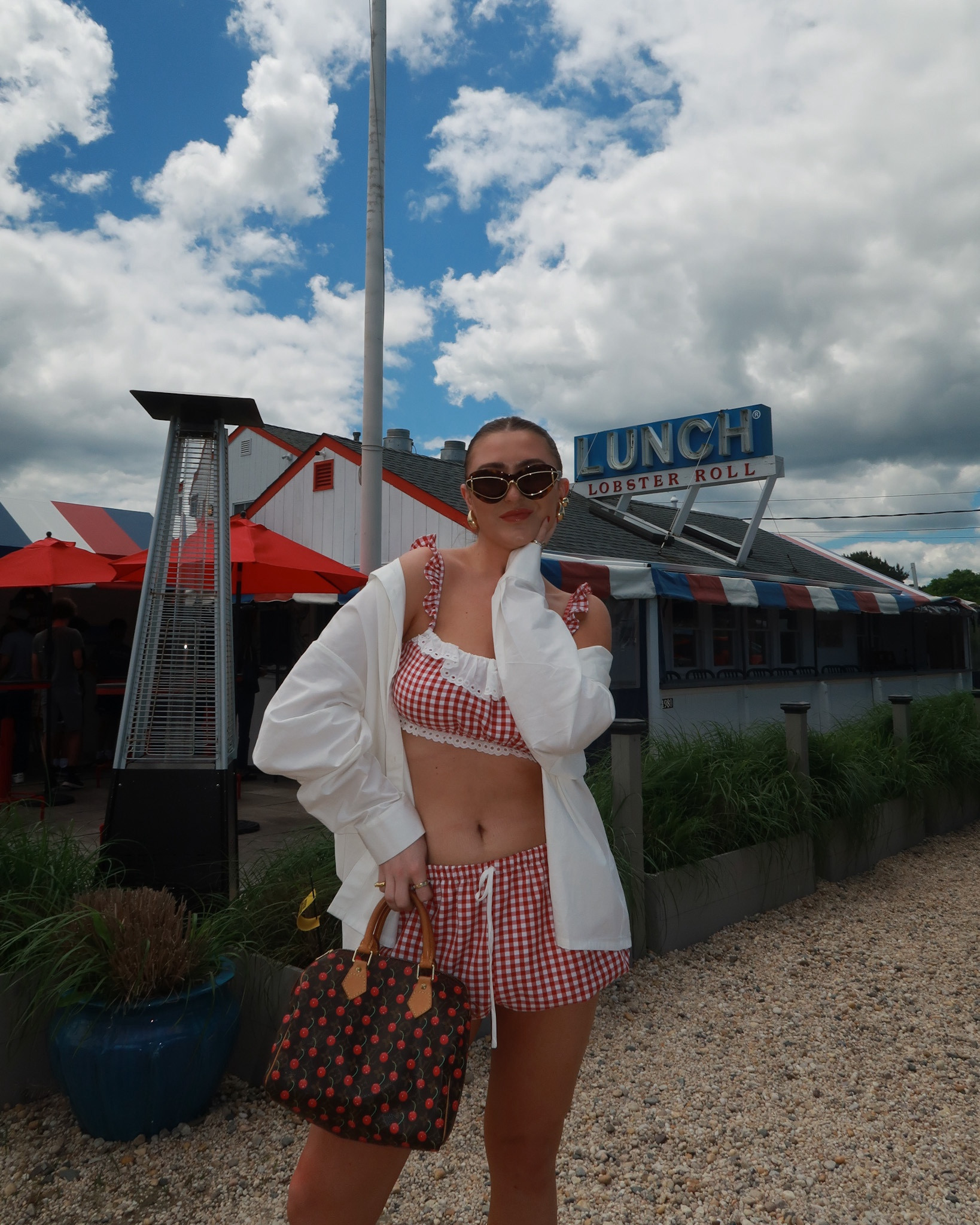 Cutest set from Reformation! Wearing a M in both top and bottom 