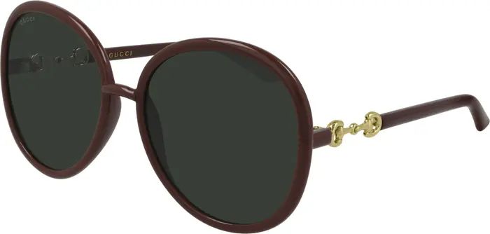 Gucci 61mm Round Sunglasses | Nordstrom | Nordstrom