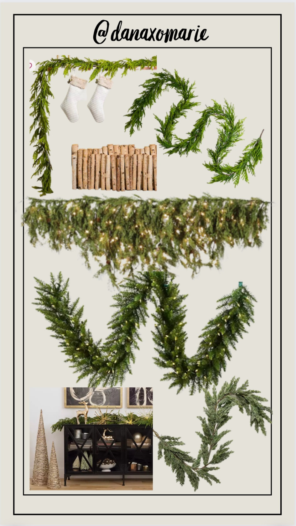Christmas fav garland #garland #christmasdecor 

#LTKhome #LTKSeasonal #LTKHolidaySale