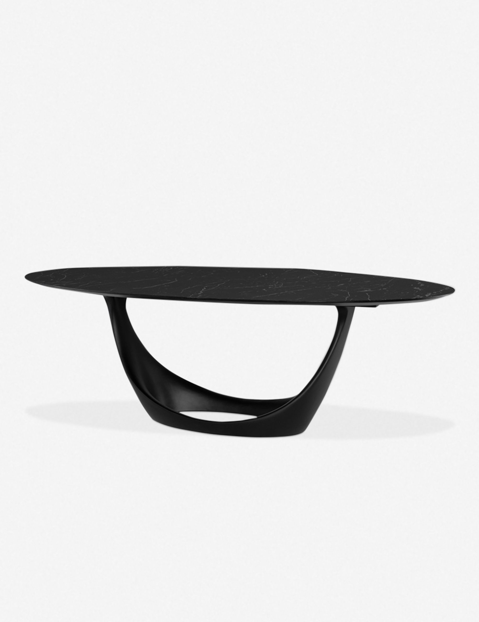 Brook Oval Dining Table, Black | Lulu and Georgia 