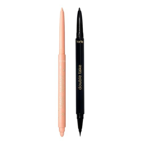 tarte Fake Awake Eye Highlight in Nude & Double Take Liquid & Gel Eyeliner in Black - (Nude & Black, 2 pc set - Full Size) | Amazon (US)