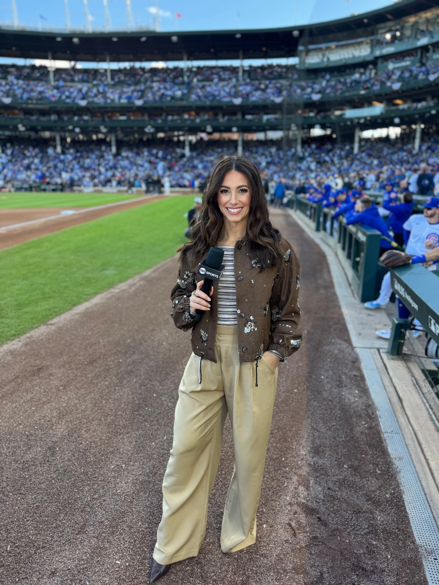 OBSESSED with this jacket. Amazing statement piece. Wearing size XS in jacket and shirt, size S in pants! 

#LTKWorkwear #LTKSeasonal #LTKTravel