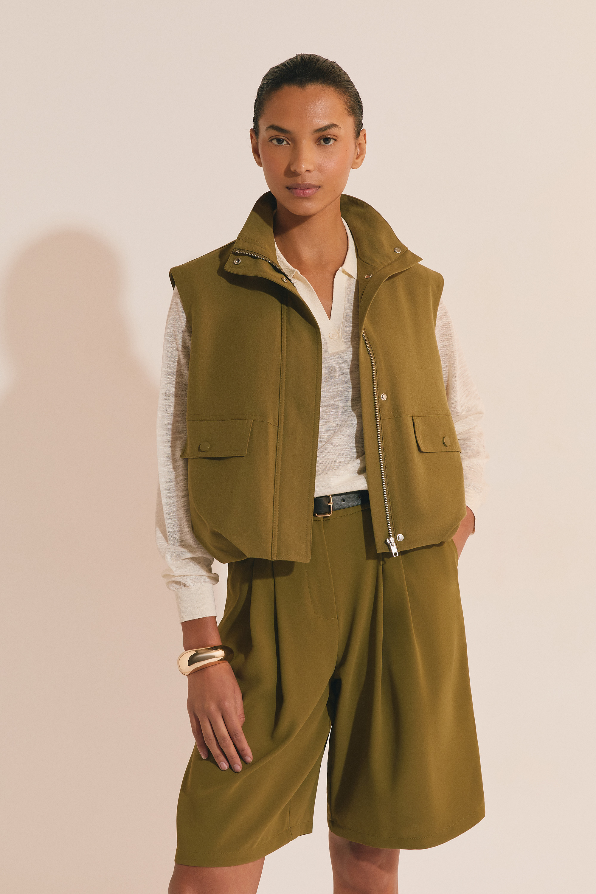 Veste sans manches col montant | Etam FR