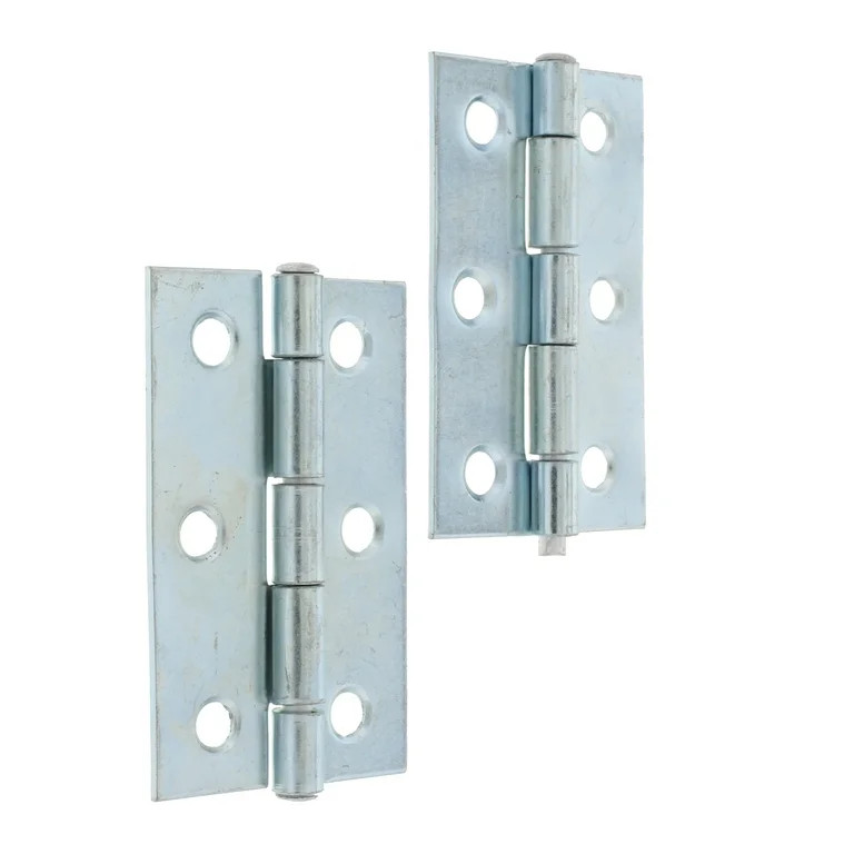 Bulldog Hardware 2-1/2 in. Utility Hinge, Zinc Plated, 2 Pack - Walmart.com | Walmart (US)