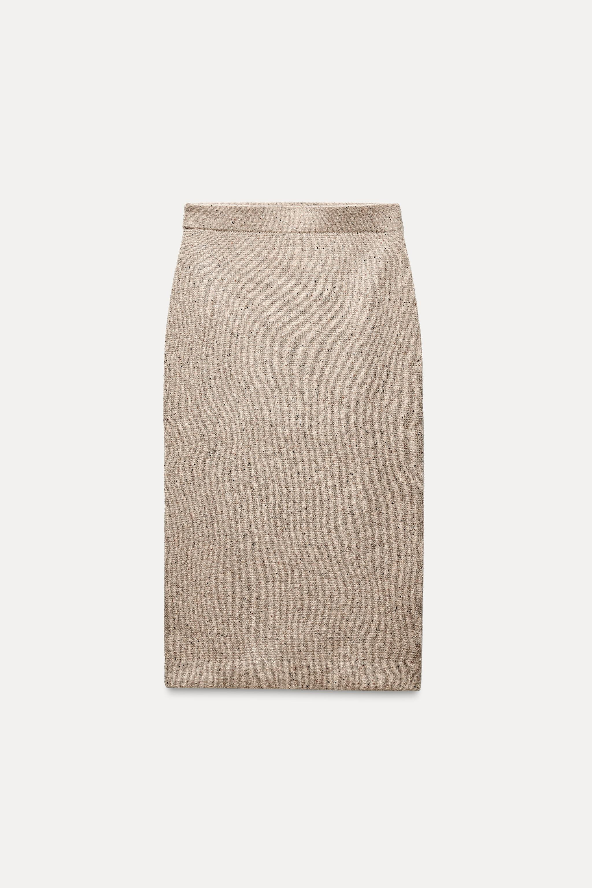 100% WOOL MIDI SKIRT | Zara US