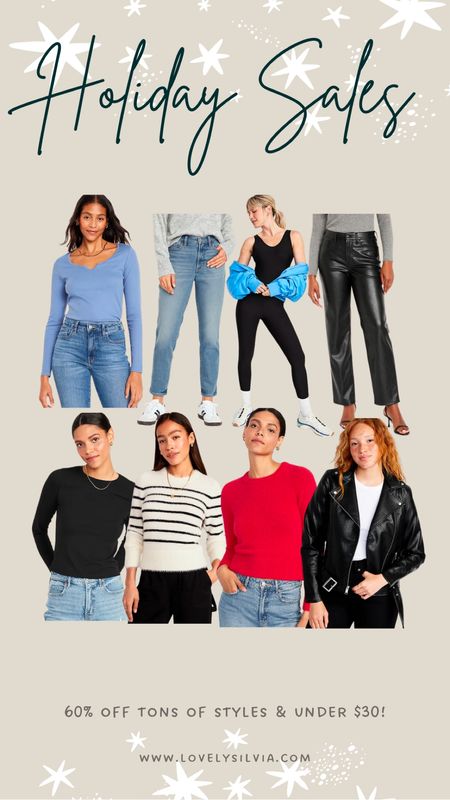 60% off tons of styles and under $30!

Fall fashion, faux leather pants, black romper, red sweater, striped sweater, high waisted jeans, gifts for her, fashion gift ideas, women’s gifts 

#LTKfindsunder50 #LTKHoliday #LTKsalealert