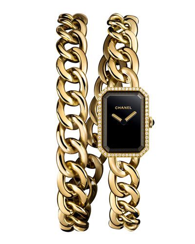 PREMIÈRE 18K Yellow Gold Chain Wrap Watch | Bergdorf Goodman