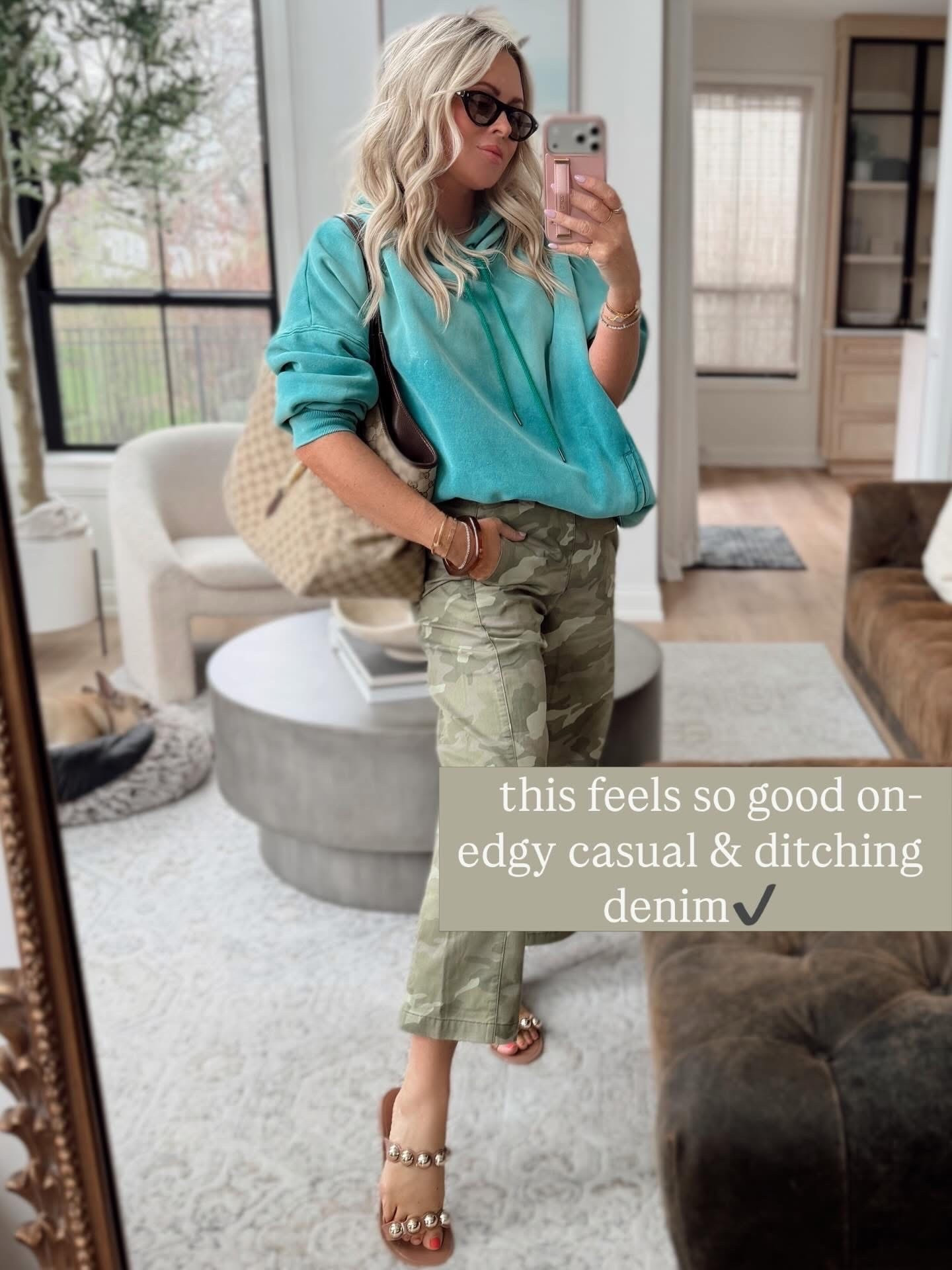 Use: LAUREN20 on my pants! 

OOTD🩵
Smalls in all 

Casual. Spring style. Camo. Spring outfits. Sale.

#LTKootd #LTKgrwm #LTKSaleAlert