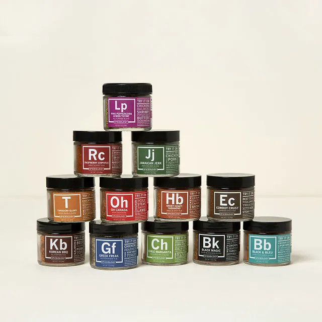 Periodic Table of Flavor Rub Set | UncommonGoods