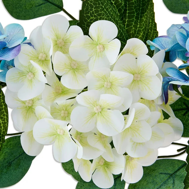 Hydrangea Garland, Blue and Cream, 6', Easter by Way To Celebrate | Walmart (US)