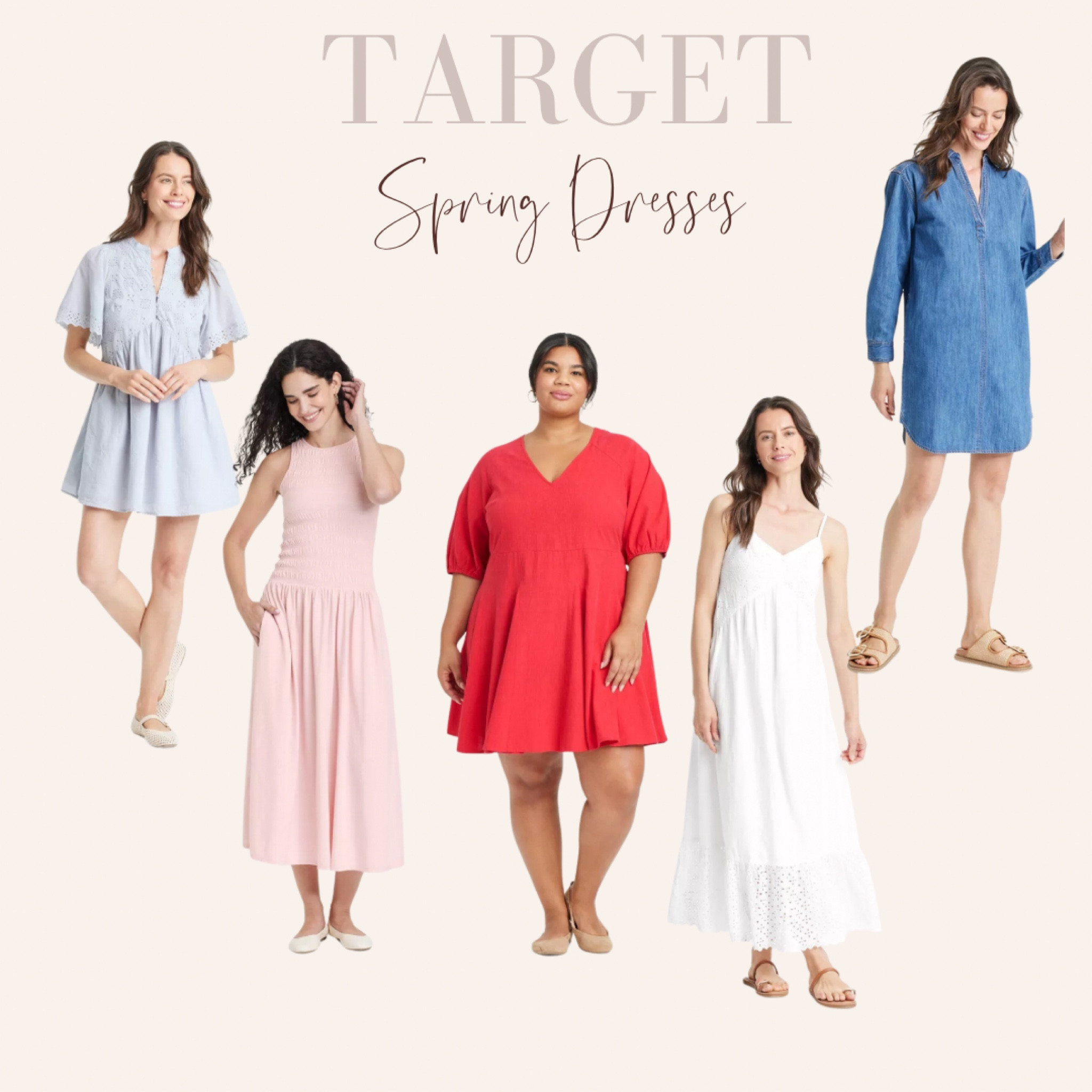 Target spring dresses! On sale for 20% off. 

#LTKFindsUnder50 #LTKSeasonal #LTKSaleAlert