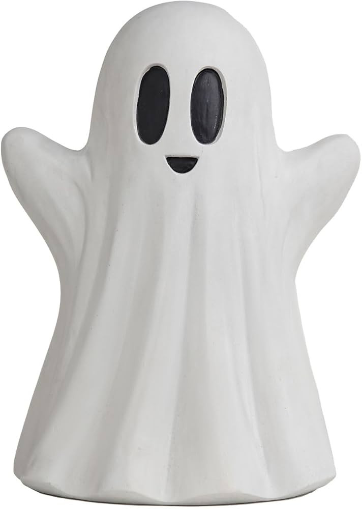 Halloween Ghost Figurines Decor, White Ghost Statue for Porch Decorations 10 inch | Amazon (US)