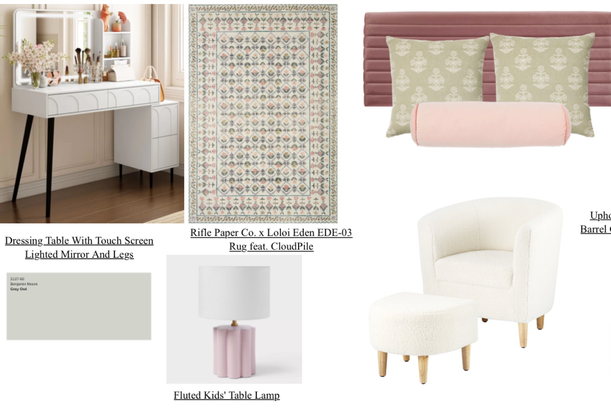 Blush and Green Little Girl’s Bedroomm

#LTKKids #LTKHome