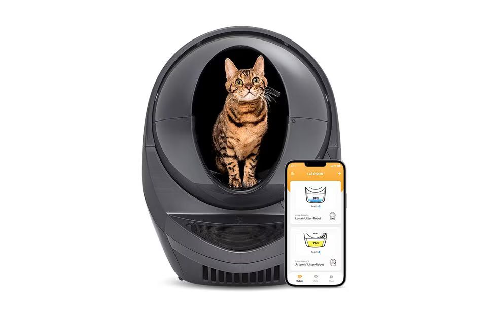 LITTER-ROBOT WiFi Enabled Automatic Self-Cleaning Cat Litter Box, Grey - Chewy.com | Chewy.com