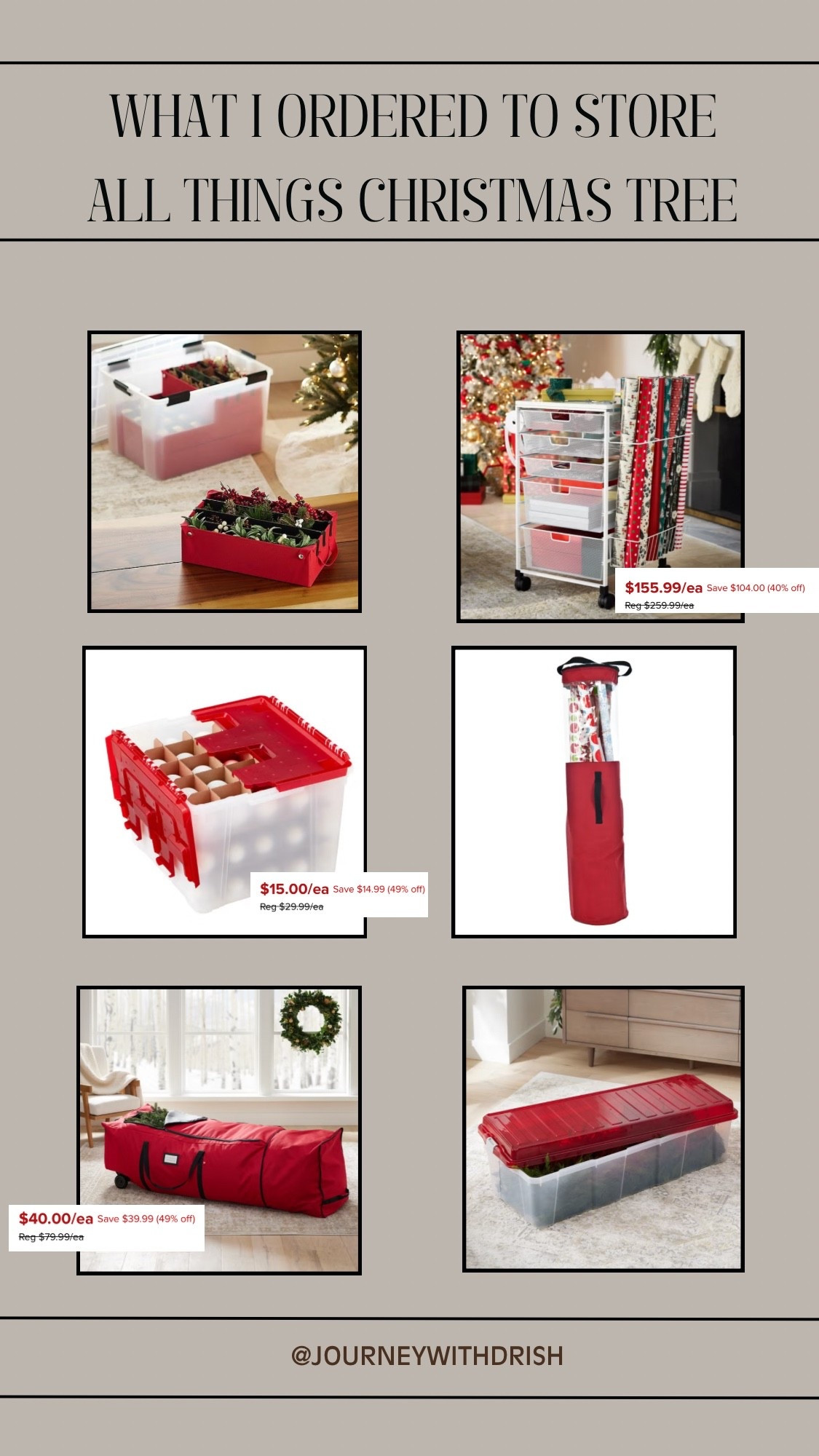 Christmas storage on sale 

#LTKHome #LTKSaleAlert #LTKHoliday